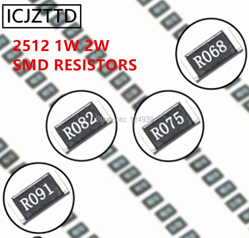 

20 штук 2512 1W F = 1% J = 5% 0.012R 12mR R012 0.013R 13mR R013 0.015R 15mR R015 0.016R R016 16mR 0.018R 18mR R018 0.02R 20mR R020