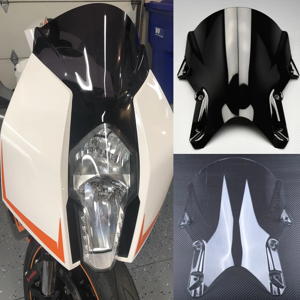 

Ветровое стекло для мотоцикла, спортивного лобового стекла для KTM RC8 1190 RC8R 08 09 10 11 2012 2013 2014 2015