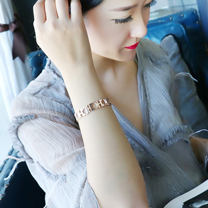 Лидер продаж браслет высокого качества из розового золота с Соединенным к нему