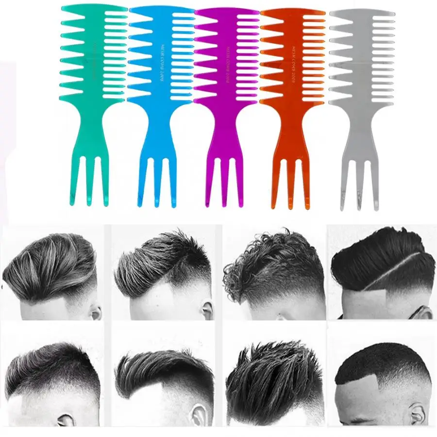 Профессиональная расческа для укладки волос портативная трехсторонняя