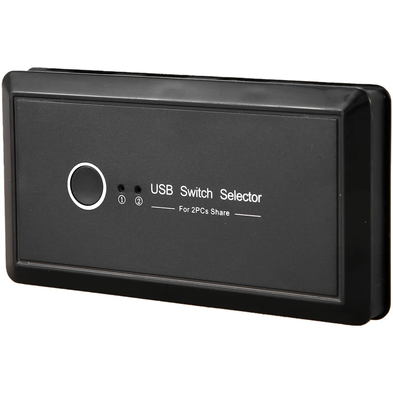 

KVM Switch Box USB2.0 Switcher 2 Port PCs Sharing 4 USB Devices for Keyboard Printer Monitor USB Switch