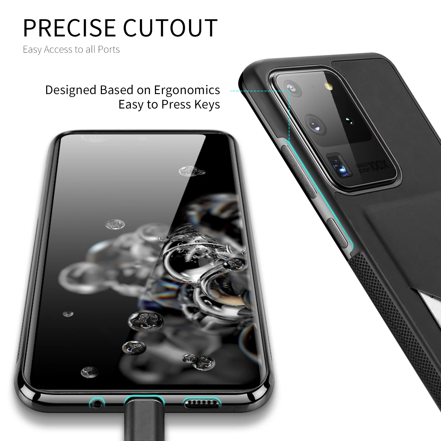 

For Samsung Galaxy S20 Ultra DUX DUCIS Pocard Series Slim Case Anti-Slip with Card Holder Anti-Fingerprint Shook-Proof Smoothly