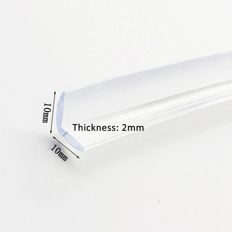 

For Guards Edge 1M Soft Anti-collision Children Safety PVC Corner Protector Strip Home Supplies Transparent L Shape