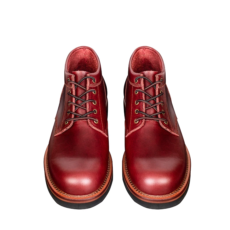 

2020 Chelsea Boot High Quality Genuine Cow Leather Casual Martins Boots Men Fashion Casual Shoes Male Lace Up Booties Formal