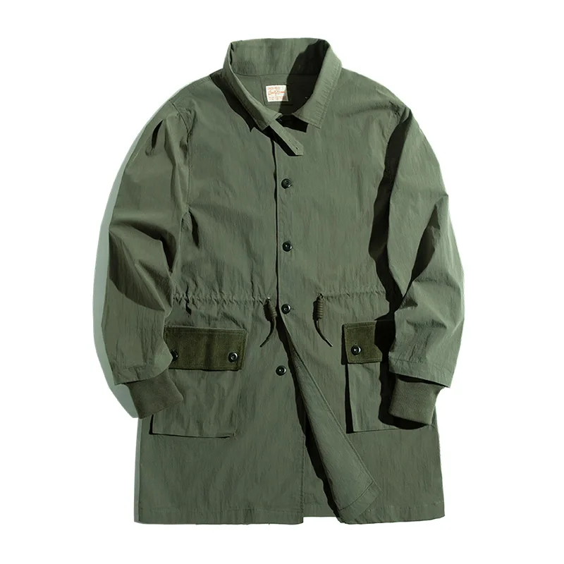 Куртка Maden M59 Мужская джинсовая зеленая винтажная верхняя одежда из денима