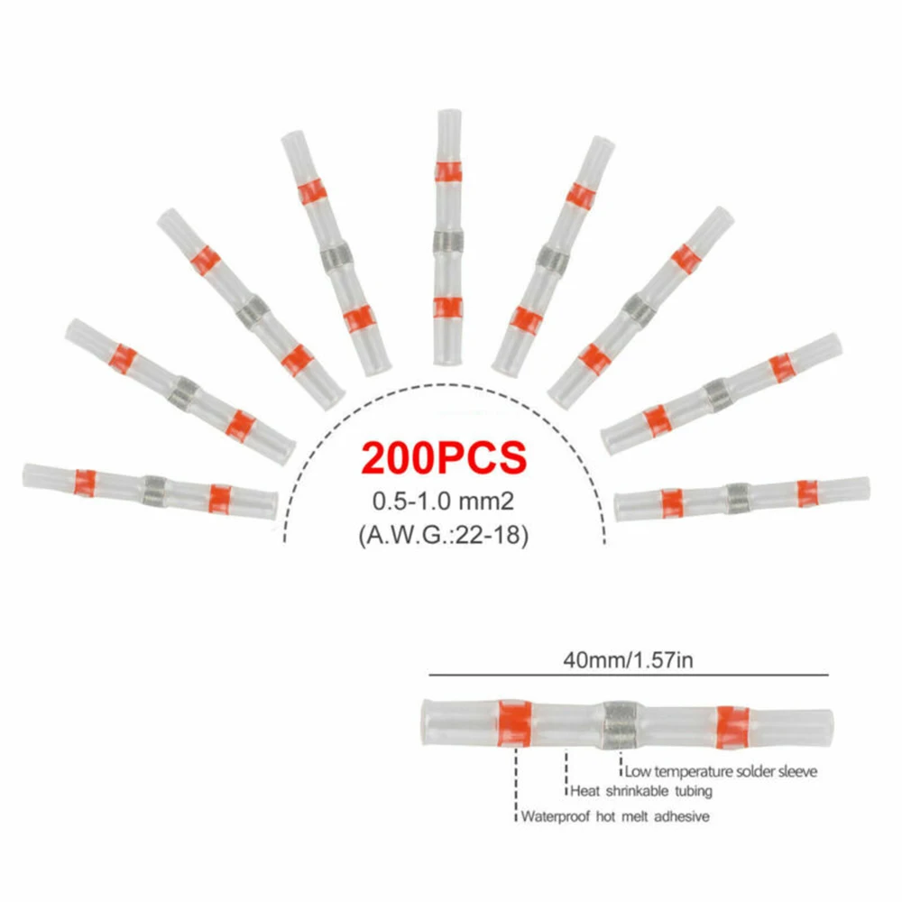 

Insulated Heat Shrink Sleeve Sealed 500pcs Seal Sleeve Wire Connectors