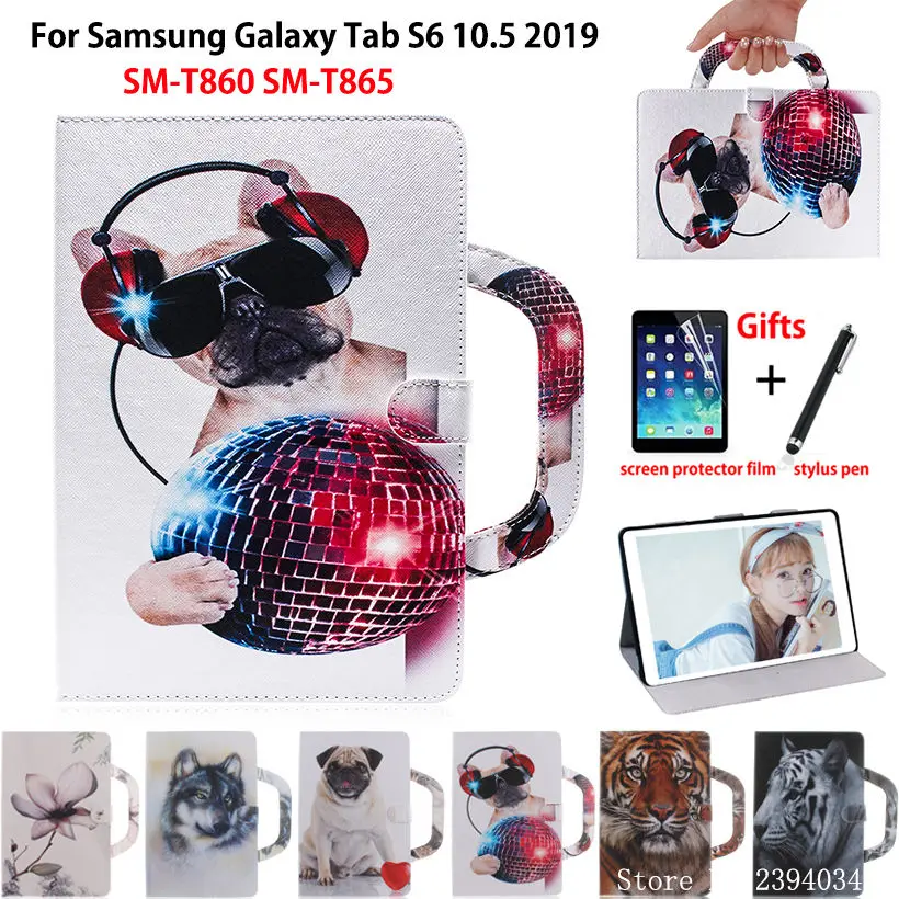 Чехол для Samsung Galaxy Tab S6 задняя крышка планшета 10 5 дюйма женская модель T860 2019 чехол