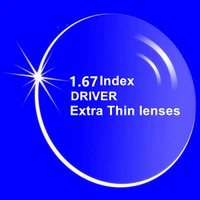 1 67 index driver lenses prescription clear super thin lenses anti reflectionuv anti scratch specially good for driving use