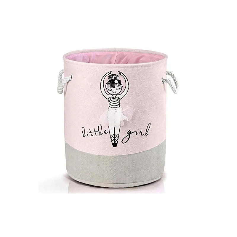 Складная розовая корзина для белья грязной одежды балетная сумка девушек