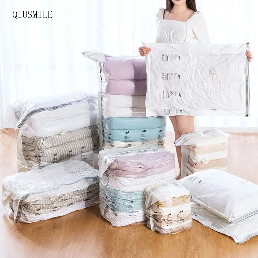 

Новинка 2,0, удобный органайзер для хранения в вакуумной упаковке, прозрачный органайзер для одежды, запаянный компактный пакет