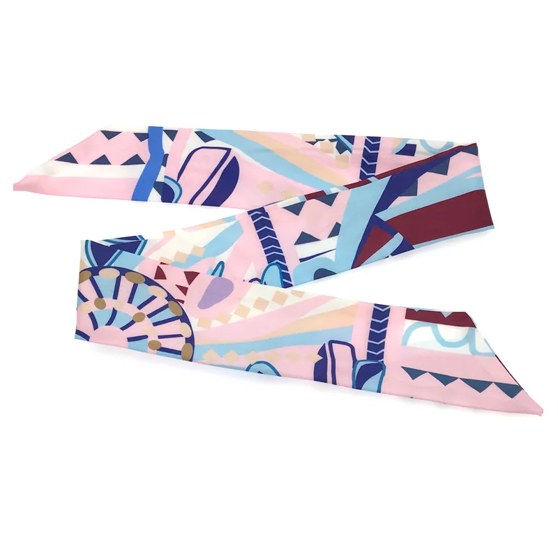 2019 Новая мода Ацтекский Принт кроличьи уши завязанные проволокой ленты для волос