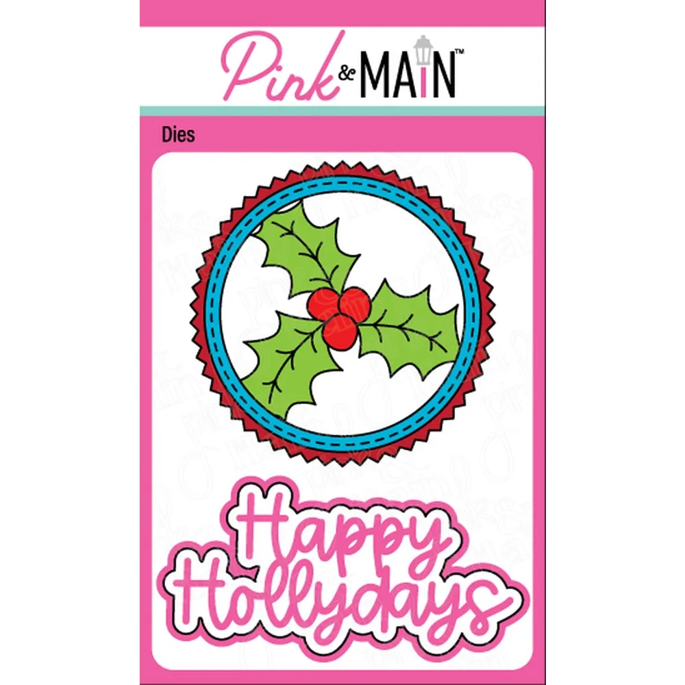 

2021 AliliArts Metal Cutting Dies Happy Hollydays diy Scrapbooking Photo Album Decorative Embossing PaperCard Crafts Die