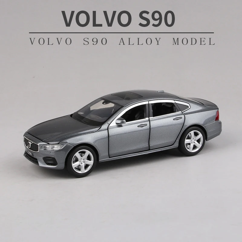 1:32 VOLVO S90 литой металлический лицензионный роскошный седан автомобиль коллекция