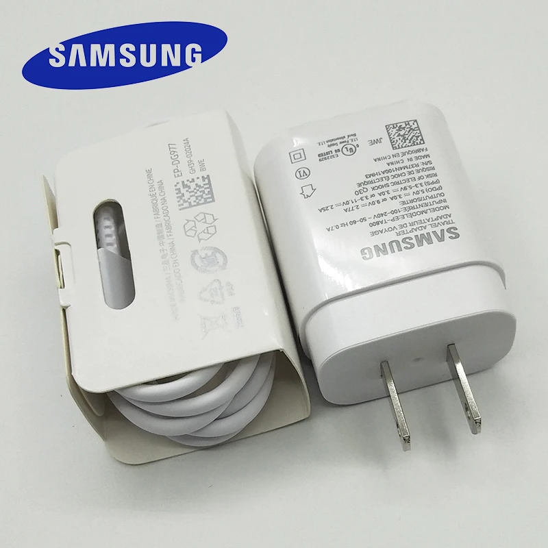 Быстрое зарядное устройство для Samsung note 10 Plus 25 Вт быстрое USB адаптер питания