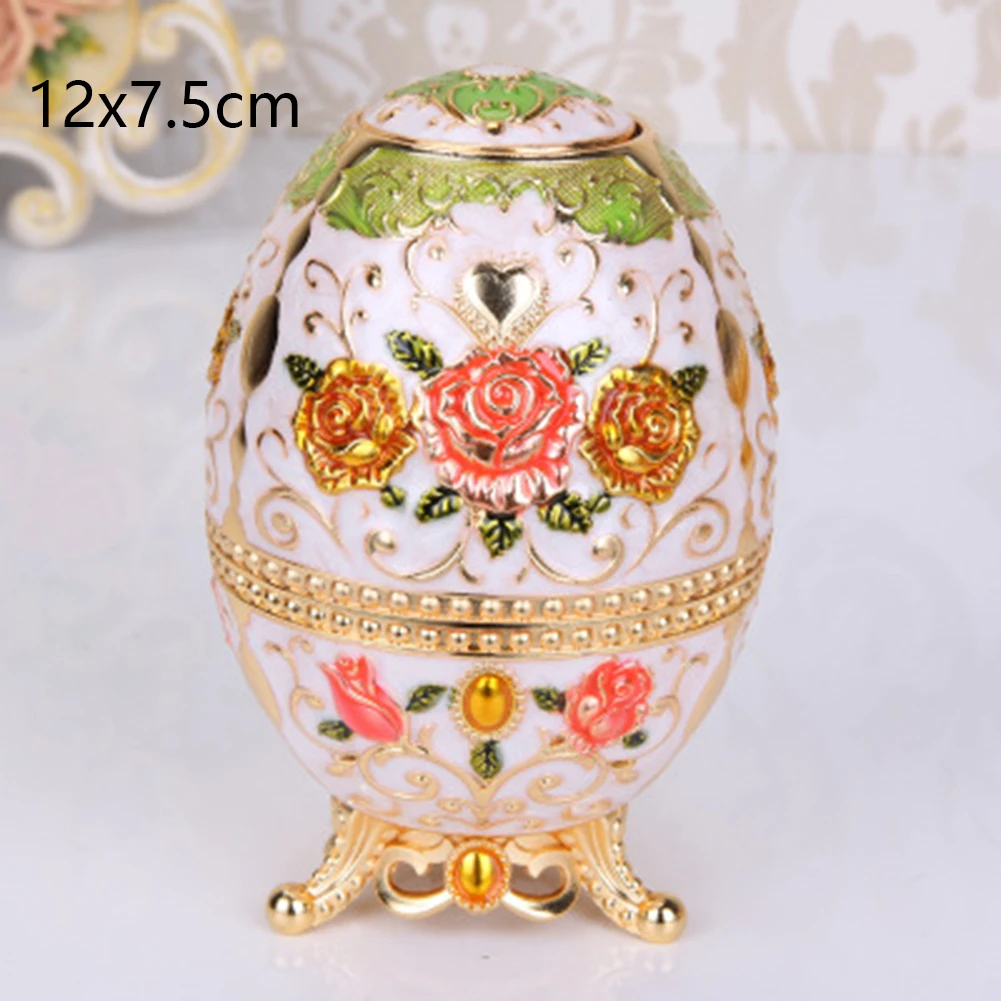 

12*7.5CM Alloy Rose Toothpick Box EU Russian Retro Fashion Hand Pressure Automatic Toothpick Holder New Arrival