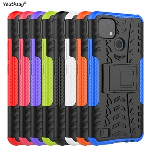 for oppo realme c21 case robot colourful silicone shell coque rubber hard protector case for realme c21 cover for realme c20 c21 free global shipping