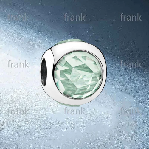 

792095NIC Icy Green Radiant Droplet Charm
