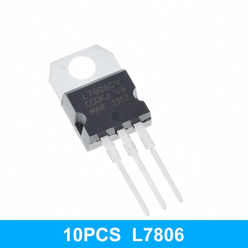 10 шт. LM317T L7805 L7806 L7808 L7809 L7910 L7812 L7815 L7818 L7824 L7915 Новый и оригинальный чипсет IC TO-220 L7805CV |