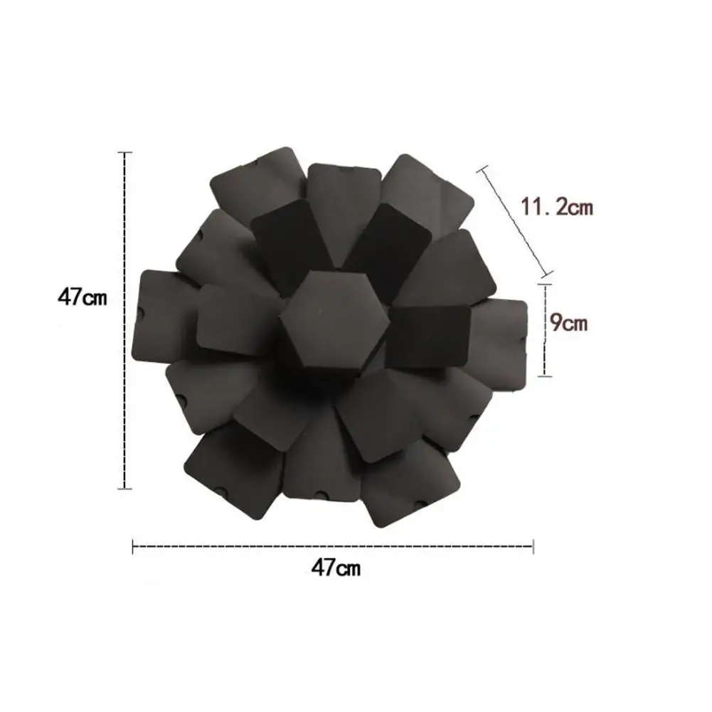 

Hexagon Surprise Box Romantic DIY Scrapbook Photo Album with Ribbon(Random Color)