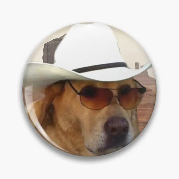 

Doggo Stickers Cowboy Soft Enamel Pin Collar Badge Brooch Lover Jewelry Decor Metal Fashion Cartoon Clothes Creative Women