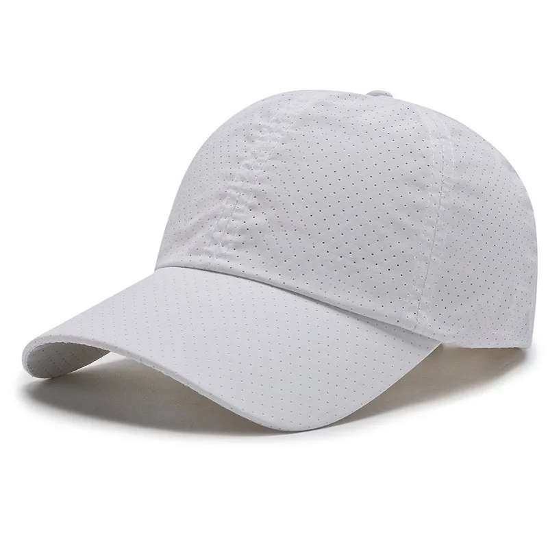 

Fashion Women Men Quick-Drying Baseball Cap Solid Breathable Snapback Hat Casual Unisex Sun Protection Summer Fishing Cap Hat