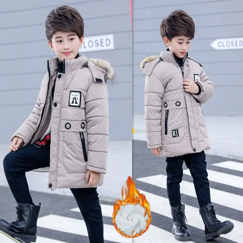 Коллекция 2019 года зимняя одежда теплая куртка для мальчиков 4 5 толстая 6 Осень