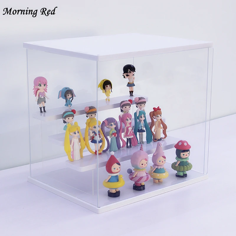 Гаражный набор коробка-витрина домашний акриловый ящик для хранения игрушек