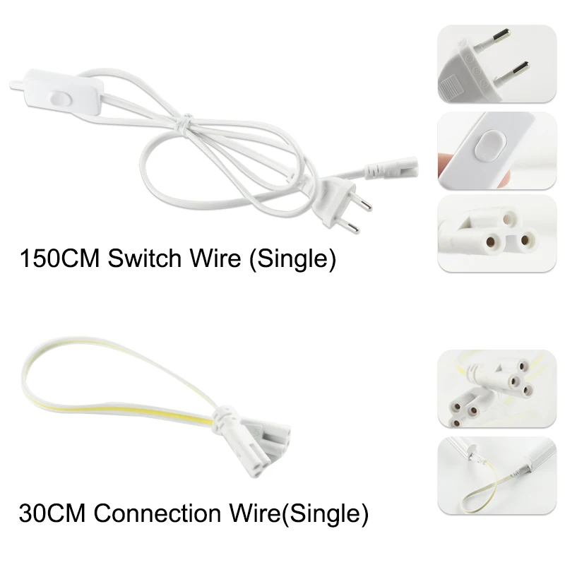 Светодиодный трубки T8 10w 60 см AC110v 220v светодиодный люминесцентный светильник