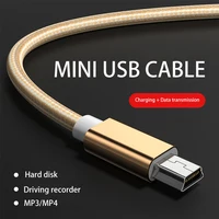 Кабель Kebiss Mini USB/USB, для быстрой зарядки и передачи данных, для MP3, mp4-плеера, автомобильного видеорегистратора, GPS, цифровой камеры, HDD, Mini USB