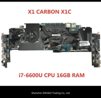 14282 2m for lenovo thinkpad x1 carbon yoga x1c laptop motherboard type 20fb 20fc i7 6600 cpu 16gb 01ax809 01ax813
