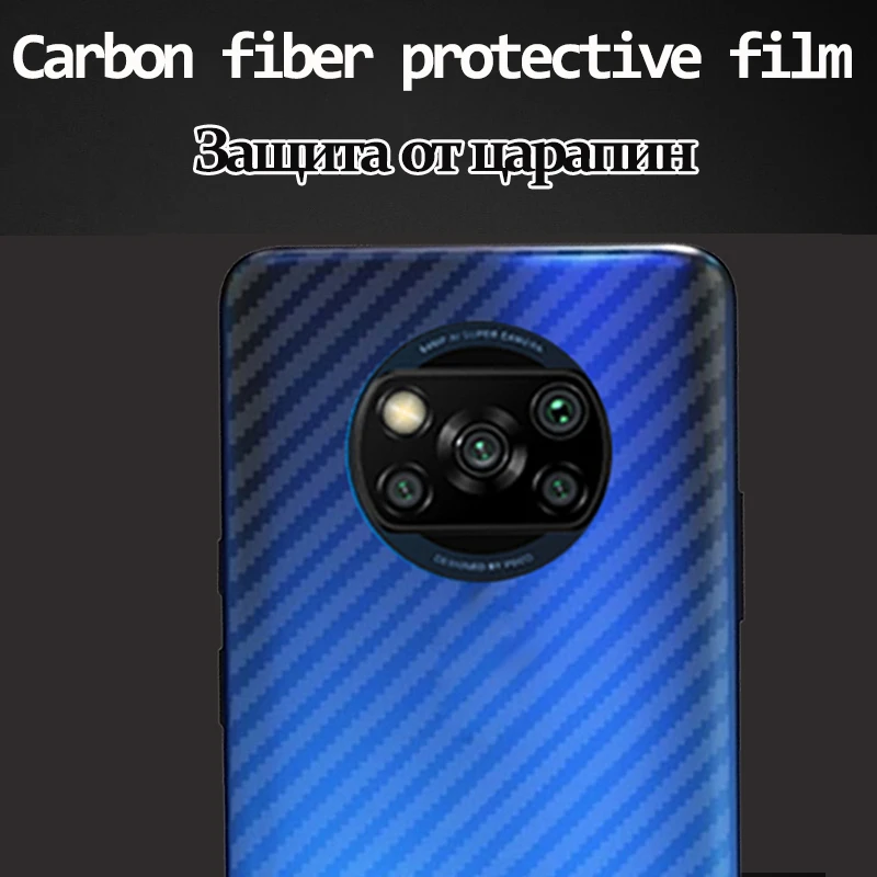 

1~4 pcs, Back Flim on For poco-x3-pro Tempered Glass Camera Protection poko m3/x3/f2/f3 NFC Screen Protector xiaomi pocophone f3