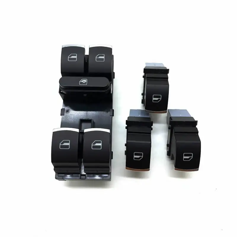 1 компл. Хромированный Электрический переключатель окна для JJetta Golf MK5 MK6 GTIRabbit Passat