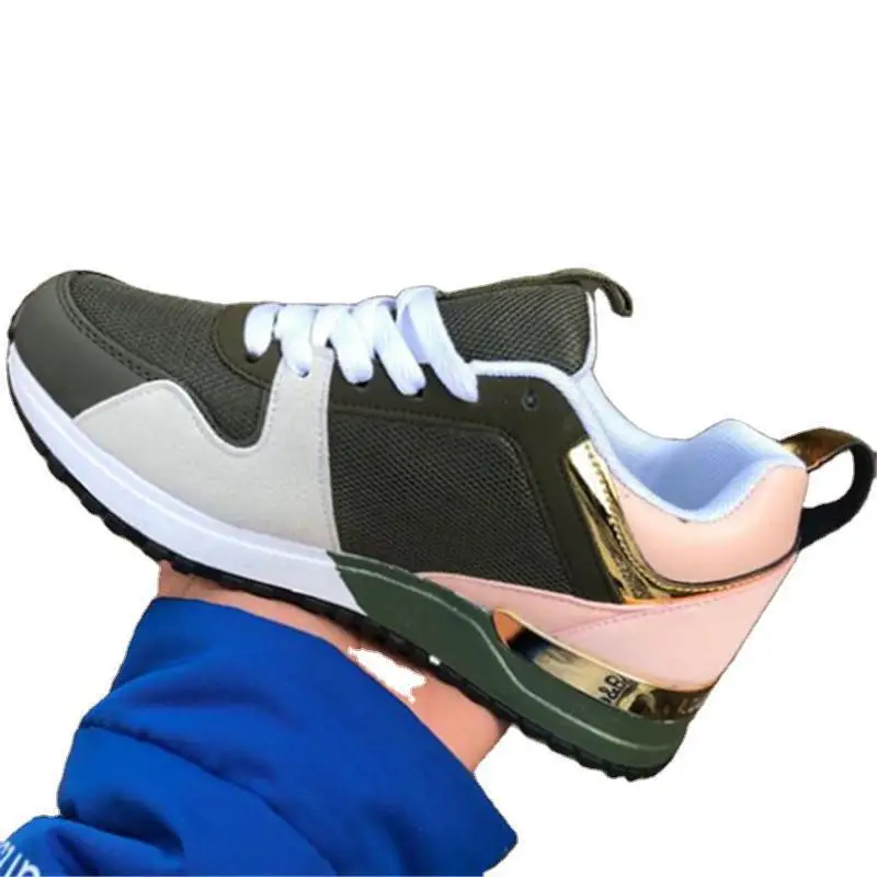 

Popular Womens Running Shoes Reflective Trainers Comfortable Sneakers Outdoor Sports Activities Size 35 43