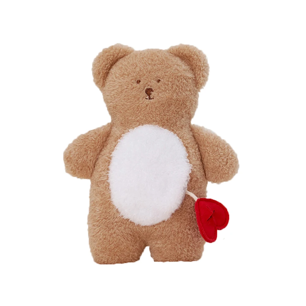 

Ins Style New Pocket Love Shaped Hidden Food Bear Toys Sleeping Puppy Plush Toys Ringing Paper Squeak Toys Pet Accessories Cat