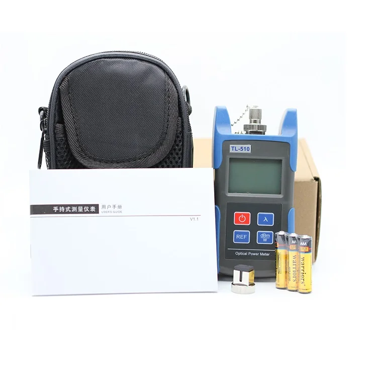 TL510C -50 ~ + 26 дБ и-70 ~ + 10 дБ мини оптический измеритель мощности с SC, FC, ST Универсальный 2,5 мм разъем адаптера