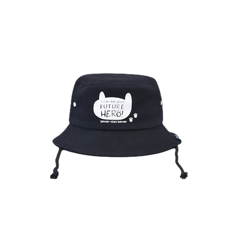 

LDSLYJR 2021 cotton letter print Bucket Hat Fisherman Hat outdoor travel hat Sun Cap Hats for child boy and girl 13
