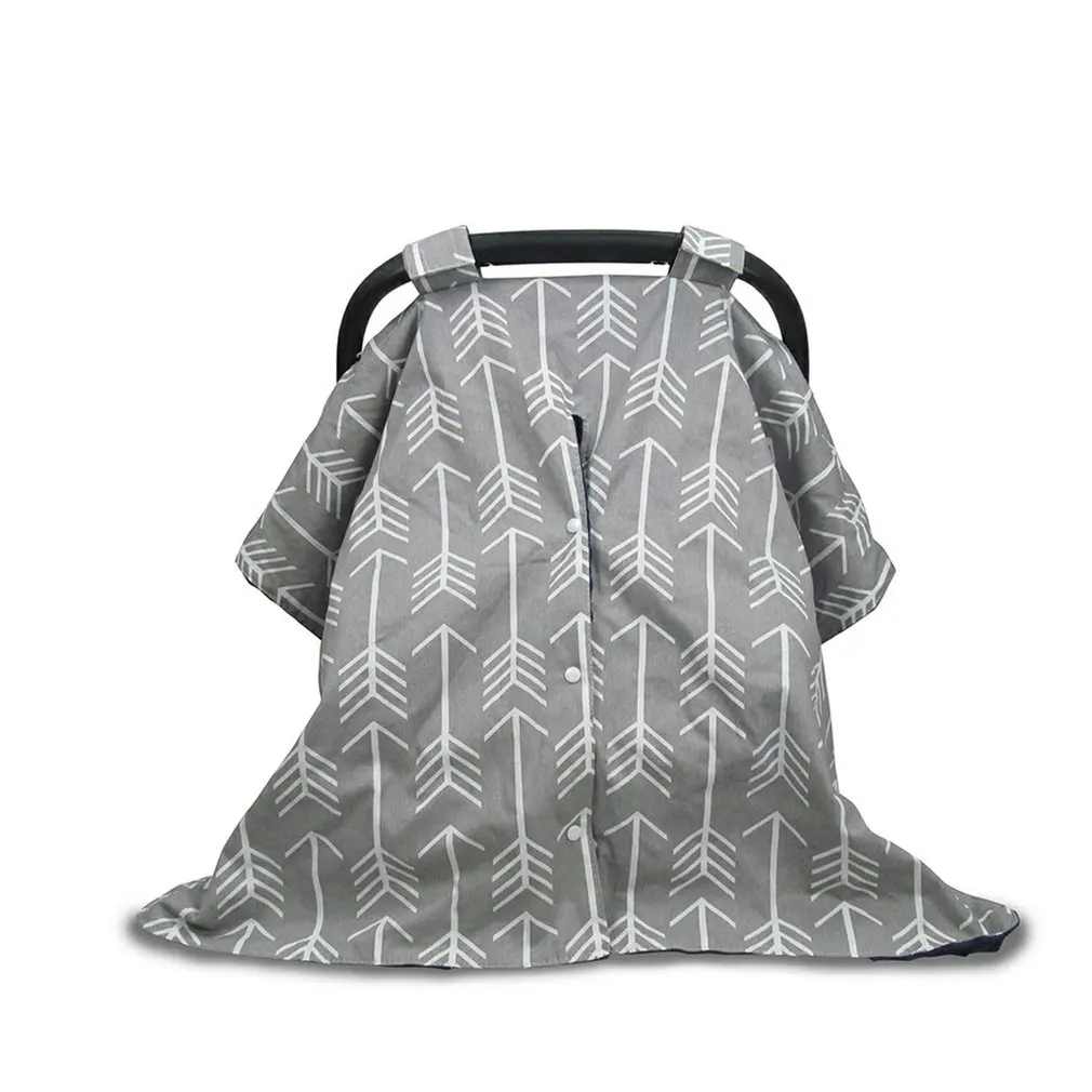 

NEW Baby Car Seat Blanket Cover Fashion Bow Newborn Baby Girls Soft Safety Car Seat Canopy Nursing Cover Multi-use Blanket Cover