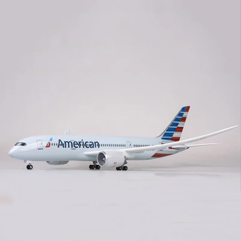 Самолёт Боинг B787 модель 1/130 года 47 см|Вертолеты самолеты корабли космическая