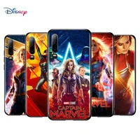 marvel avengers super hero captain marvel for huawei p50 p40 p30 p20 p10 p9 p8 lite e mini pro plus 5g tpu silicone phone case