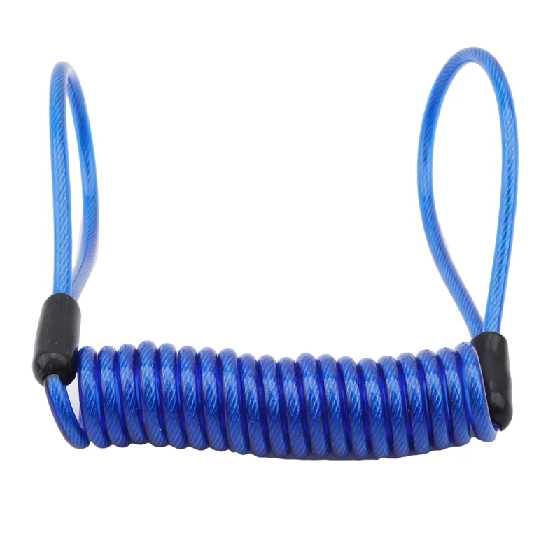 Stretch length 120cm icycle Lock Reminder Elastic Rope Anti Theft Bike Motorcycle Scooter Spring Cable Wire 4 color | Спорт и