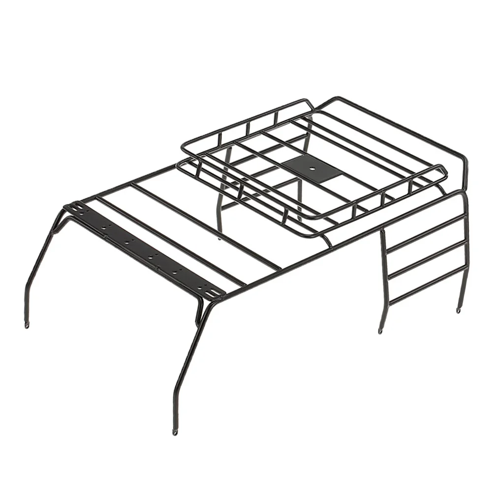 1/10 RC Rock Crawlers Body Roof Rack металлический багаж для Axial SCX10|Детали и аксессуары| |