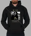 Толстовки U2 женские с капюшоном, усиленные худи в стиле аниме, с изображением музыкальной истории альбомов, угольной расцветки, одежда для подростков