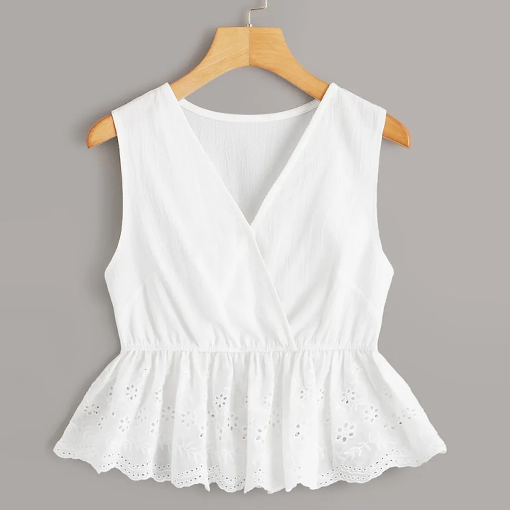 Модная футболка без рукавов для девочек шифоновый хлопковый жилет повседневная