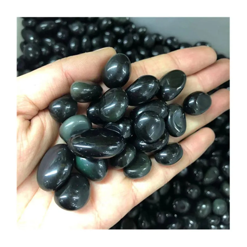 

Rainbow Obsidian Tumbled Stones Wholesale Carved Gemstone For Decoration