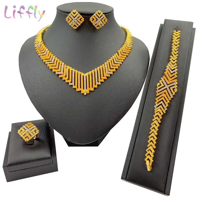 Женский комплект украшений в этническом стиле ожерелье серьги кольцо