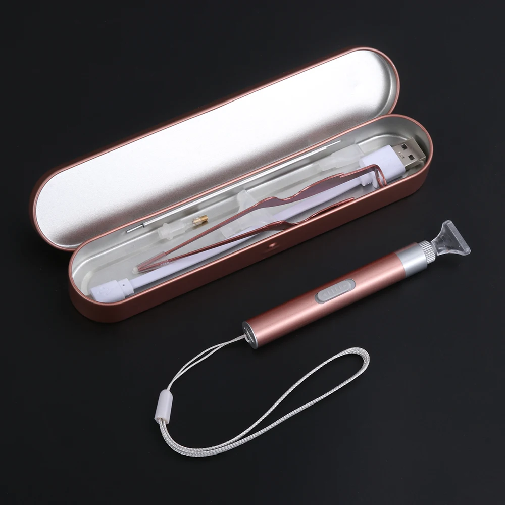 Перезаряжаемая 5D алмазная ручка для рисования точечная Ручка квадратное/Круглое