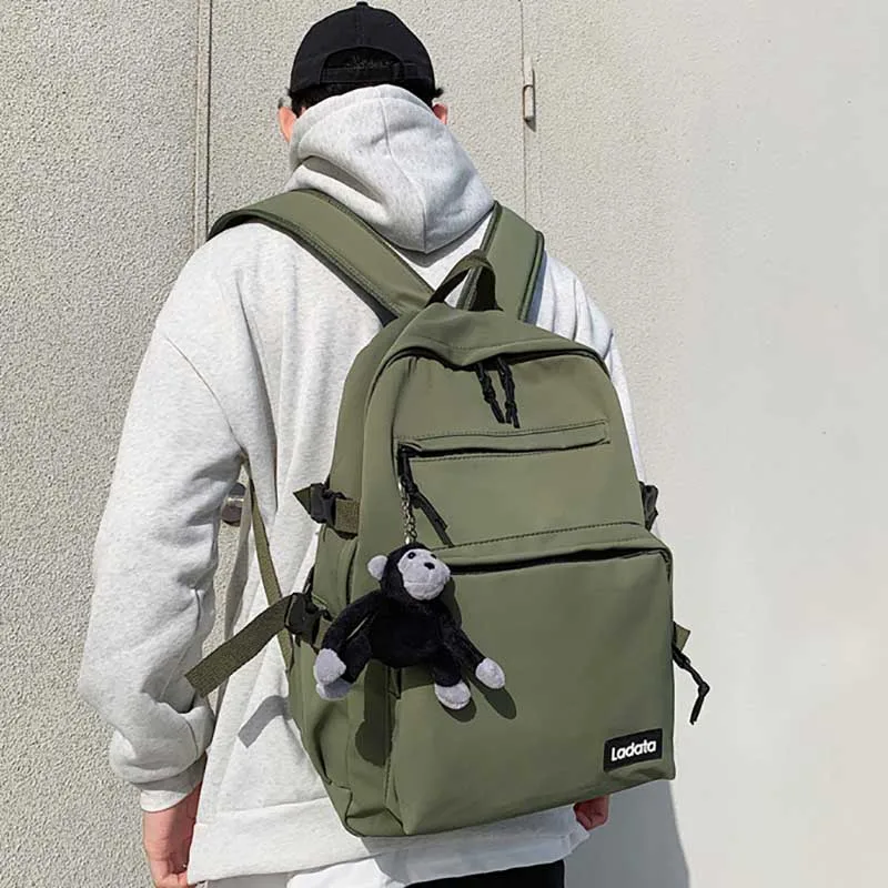 

Design School Large Backpack Casual Women's Students Backpacks For Girls Simple Female Bags Korean Capacity Quality Schoolbag