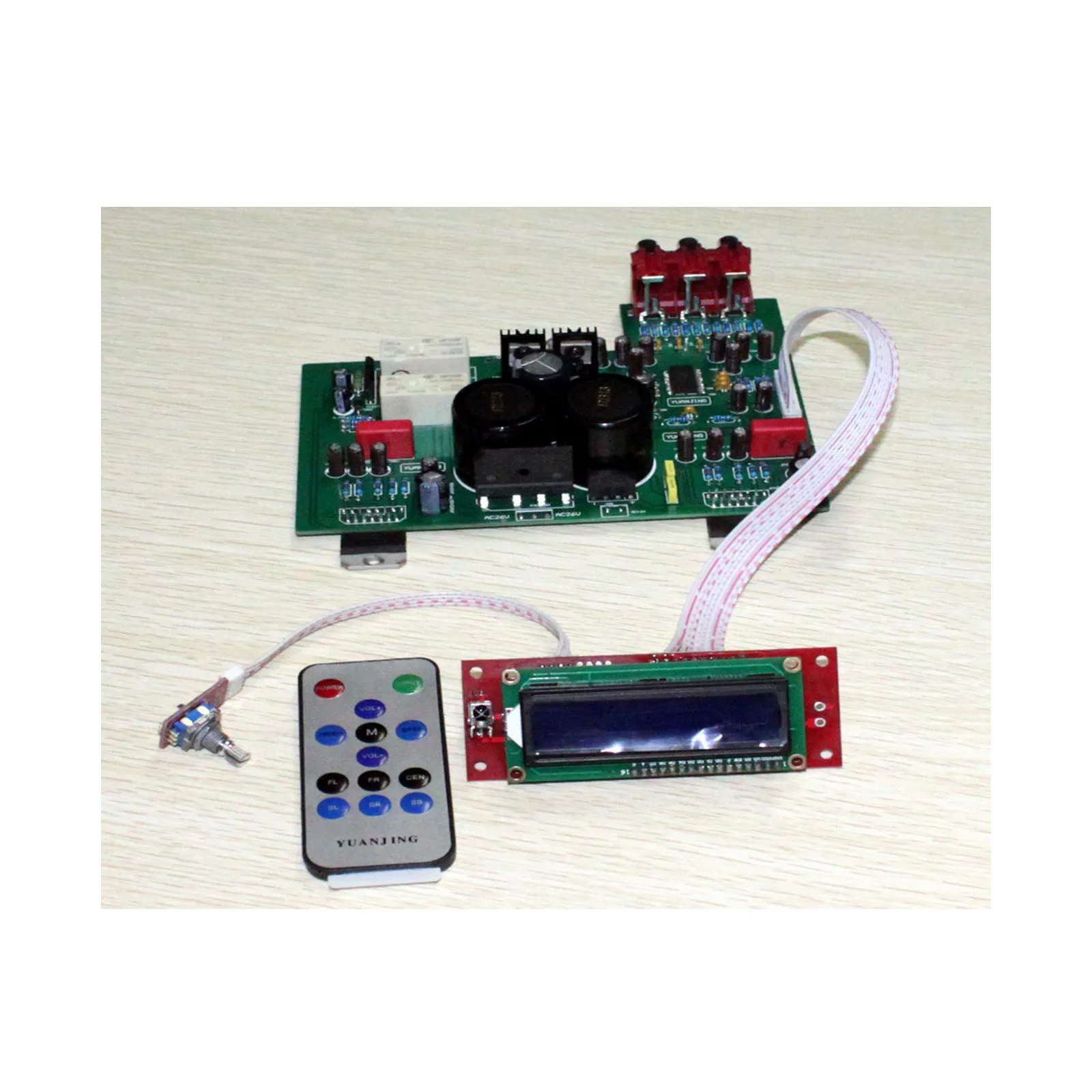 

YJ00231-2×10000UF TDA7293 LCD Remote Control Power Amplifier Board