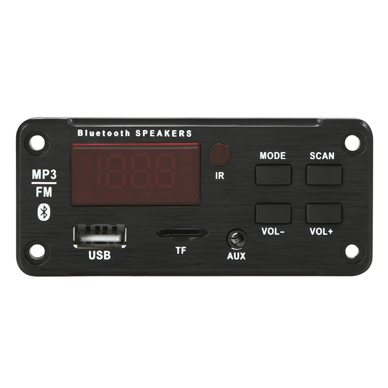 DC12V беспроводной Bluetooth MP3 WMA USB/SD/FM/AUX декодер плата пластина аудио модуль цветной