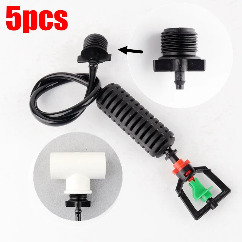 5 комплектов система полива Вращающаяся насадка|Наборы для полива| |